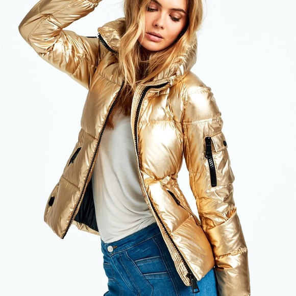 SAM. FREESTYLE DOWN PACKABLE WATER RESISTANT GOLD JACKET NWOT SZ XL - Picture 8 of 10